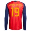 Camisola do Espanha Lamine Yamal 19 Equipamento Principal Mundial 2026 Manga Comprida
